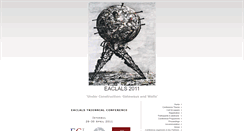 Desktop Screenshot of eaclals2011.boun.edu.tr