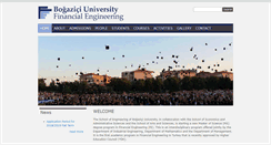 Desktop Screenshot of fe.boun.edu.tr