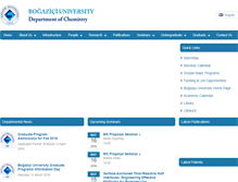 Tablet Screenshot of chem.boun.edu.tr