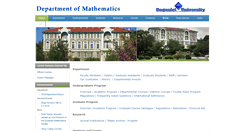 Desktop Screenshot of math.boun.edu.tr