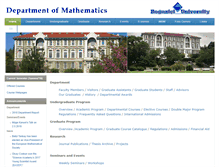 Tablet Screenshot of math.boun.edu.tr