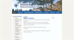 Desktop Screenshot of burem.boun.edu.tr