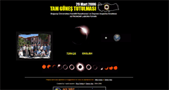 Desktop Screenshot of eclipse2006.boun.edu.tr