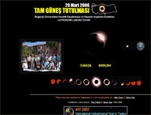 Tablet Screenshot of eclipse2006.boun.edu.tr