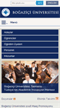 Mobile Screenshot of boun.edu.tr