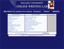 Tablet Screenshot of buowl.boun.edu.tr