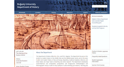 Desktop Screenshot of hist.boun.edu.tr
