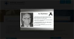Desktop Screenshot of fed.boun.edu.tr