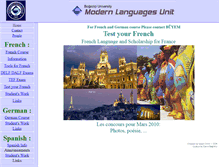 Tablet Screenshot of fr-ger-spa.boun.edu.tr