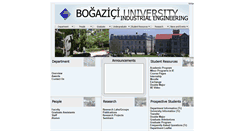 Desktop Screenshot of kavuklu.ie.boun.edu.tr