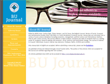 Tablet Screenshot of bujournal.boun.edu.tr