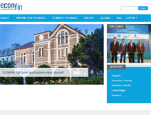 Tablet Screenshot of econfin.boun.edu.tr